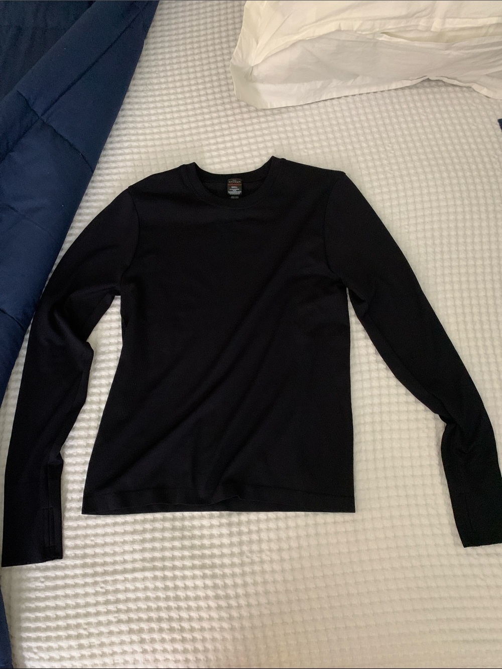 Spyder Active Long Sleeve Tee Black Size Small